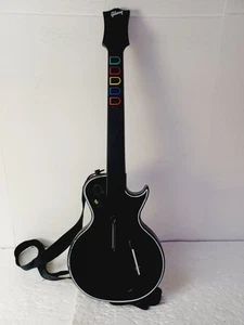 XBOX 360 Wireless Gibson Les Paul Guitar Hero Controller Red Octane Working - Picture 1 of 8