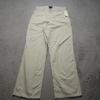 Vintage Polo Jeans Co Ralph Lauren Womens Pants 18 Beige Carpenter Wide Leg Y2K - Image 1 of 4