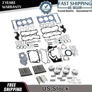Engine Pistons Gaskets Overhaul Rebuild Kit For Audi A6 A7 S4 S5 Q7 3.0 TFSI CJT - Picture 1 of 21