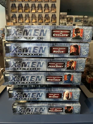 Toy Biz X-Men The Movie Action Figures Lot of 6 Wolverine Mystique Rogue Storm - Image 1 of 4