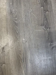 KENDRA SCOTT Tegan Pull-through Necklace In Silver Tone Bin C - Picture 1 of 8