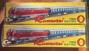 Rare Find! Pair Of Original RIVAROSSI Locomotive Boxes W/ Plastic Trays Intact! - Picture 1 of 8
