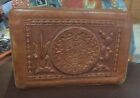 Ladies Western Leather Purse One Side Of Strap Needs Repair