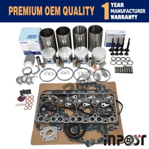 V1902 V1902BH Overhaul Rebuild Kit For Kubota Engine THOMAS Loader T173 T133 784 - Picture 1 of 9
