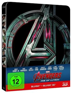 "AVENGERS AGE OF ULTRON" - MARVEL Fantasy - 3D + 2D BLU RAY STEELBOOK - neu/OVP - Zdjęcie 1 z 4