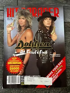 Hit Parader Magazine April 1988 DOKKEN George Lynch KISS Vintage Band Hair Metal - Picture 1 of 6