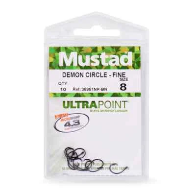 MUSTAD DEMON PERFECT CIRCLE HOOK 39951NP-BN ***Choose Size*** - Image 1 of 3