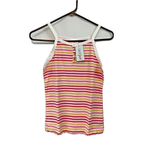 Girls' Rib Knit Tank Top - Cat & Jack L (10/12) Plus - Picture 1 of 8
