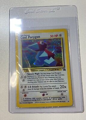 Cool Porygon Holo #15 Pokemon Black Star Promos 2000 Sealed in Wrapper - NM #275