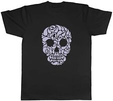 Lilac Skull Mens Unisex T-Shirt Tee Gift