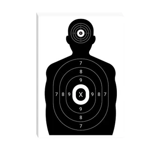 100er Pack 17" x 24,3" Papier Schießscheiben für Reichweite, Bulk Silhouette Shooti... - Bild 1 von 5