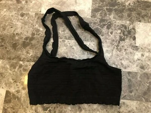 Intimately Free People Black Scallop Trim SZ XS - Bralette pequeño - Imagen 1 de 2