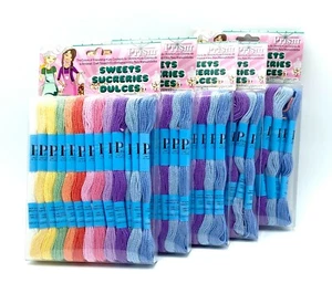 5 Pack Prism Sweets The Colors of Friendship Craft Thread 36 skeins per pack - Picture 1 of 3