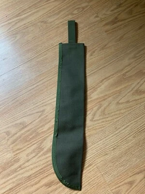 ONTARIO MACHETTE 18"  GREEN SHEATH WITH BELT LOOP  SHEATH ONLY!! - Image 1 of 3