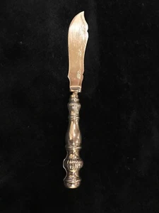 Buttermesser mit Griff aus Sterlingsilber  - Bild 1 von 5