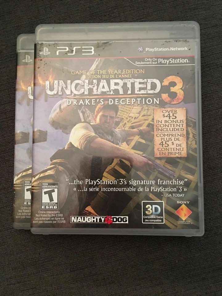 UNCHARTED 3 DRAKES DECEPTION - PS3 - COMPLETE WITH MANUAL - FREE S/H - (C5) - Image 1 of 1