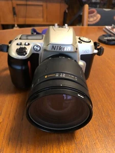 Nikon N60 analoge Kamera mit 28-200mm Tamron Zoomobjektiv - Bild 1 von 4