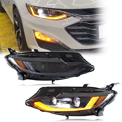 Faróis de LED para Chevrolet Malibu Chevy 2019-2025 conjunto de pares de lâmpadas dianteiras - Imagem 1 de 4