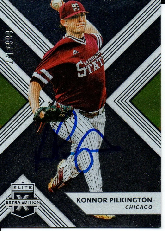 Konnor Pilkington Mississippi State 2018 Panini Elite Extra Edition Signed Card - Image 1 of 1