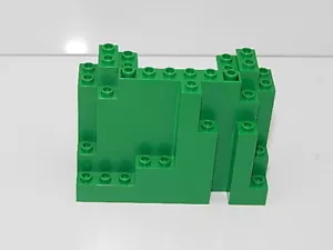 Lego grüne Felsplatte 4 x 10 x 6 rechteckig (BURP) seltene Farbe - Bild 1 von 1