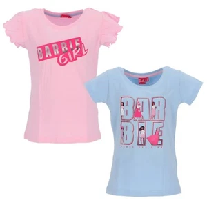 Barbie and Friends set 2 magliette maglietta bambina taglia 110-152 100% cotone - Foto 1 di 6