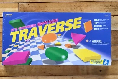 Traverse Checkers Gone Wild Game Educational Insights 1992 - Image 1 of 4