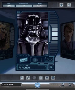 🔥 Star Wars Card Trader DARTH VADER 2023 Tier 1 100 White Base HOARD MONUMENT🔥 - Picture 1 of 1