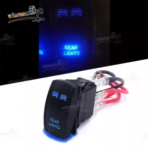 For Polaris RZR Ranger Toggle Rocker "REAR LIGHTS" Reverse ON/OFF Switch+Wire - Picture 1 of 7