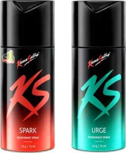 Kamasutra Spark and Urge Deodorant Spray - For Men  (150 ml, Pack of 2) - Picture 1 of 4