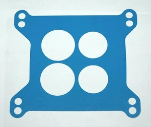 BASE DE CARBURADOR DE 4 BARRILES AZUL SIN PEGAMENTO EDELBROCK & CARTER JUNTA DE ADMISIÓN 1/16 - Imagen 1 de 1