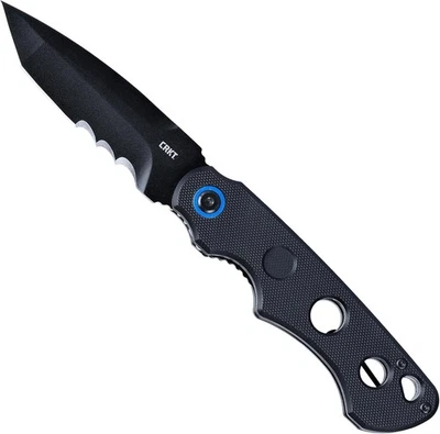 CRKT 2606 A.B.C. 3,39» складной танто Veff зазубренный черный оксид 12C27-НОВЫЙ - Изображение 1 из 4