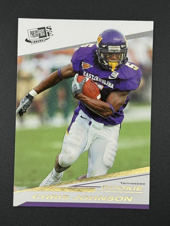 2008 Press Pass SE CHRIS JOHNSON Rookie #18 East Carolina Pirates - Image 1 of 1