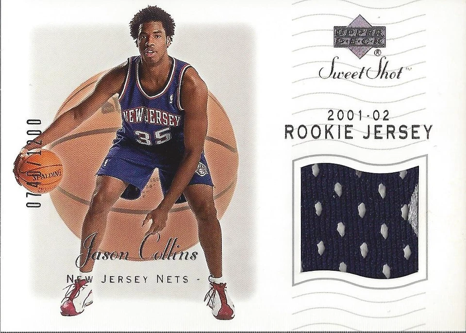 2001-02 Sweet Shot Rookie Memorabilia #98 Jason Collins Jersey /1200 BSK - Image 1 of 2