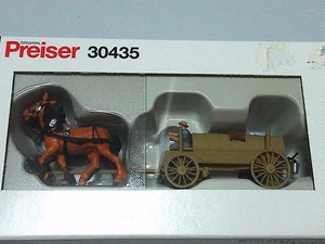 Preiser H0 - 30435 Jauchewagen mit Kutscher, 2-spännig - Neu & OVP - Bild 1 von 1