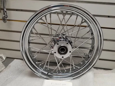 Rear Spoke wheel Harley Softail Sportster Dyna 3.5x16 SS DNA Heritage Chopper 1" - Image 1 of 4