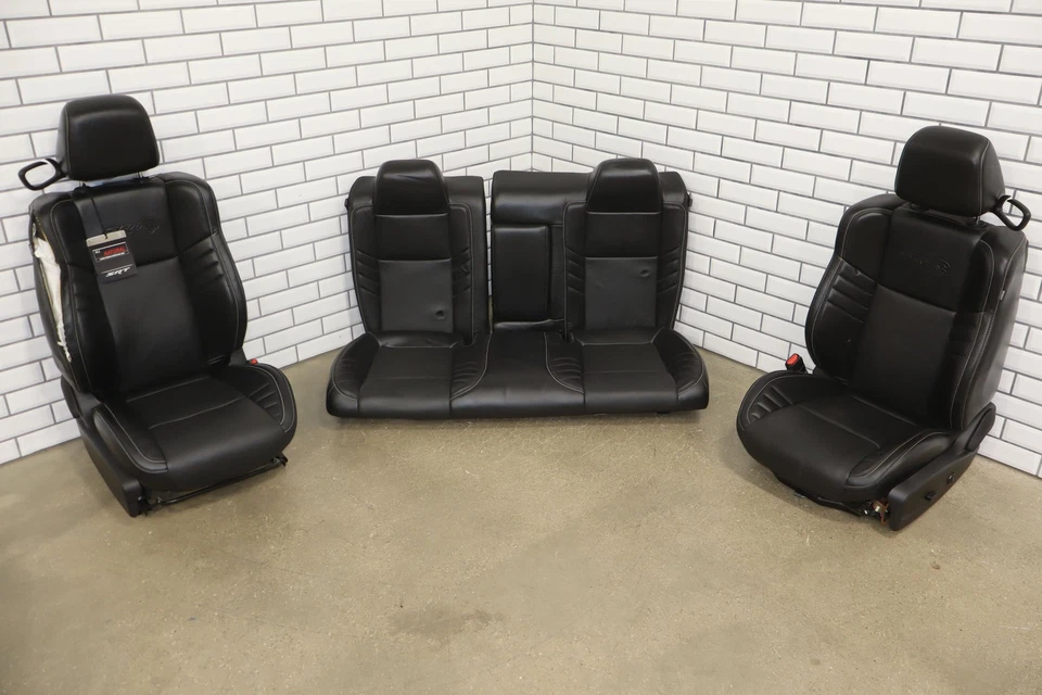 15-23 Dodge Challenger Hellcat Heated/Vent Laguna Premium Leather Seat Set Foto 1 de 4