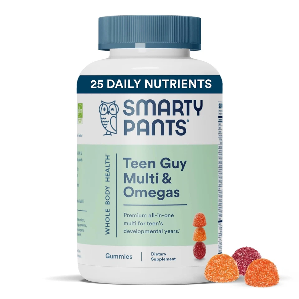 Smartypants Teen Guy Complete Daily Gummy Vitamins Multivitamin Gluten 3