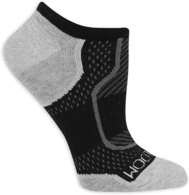 Paquete de 6 pares de calcetines ligeros Fruit Of The Loom Coolzone No Show para mujer Foto 1 de 3