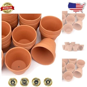 Versatile 26-Pack 4" Terracotta Nursery Pots with Drainage for Healthier Plants - Picture 1 of 10