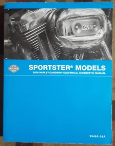 2008 Harley Davidson Sportster Models OEM Factory Service Repair Manual - Picture 1 of 2