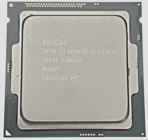 Intel Xeon E3-1231 v3 (4x 3.40GHz) LGA 1150 / 8MB/ Prozessor - Bild 1 von 2