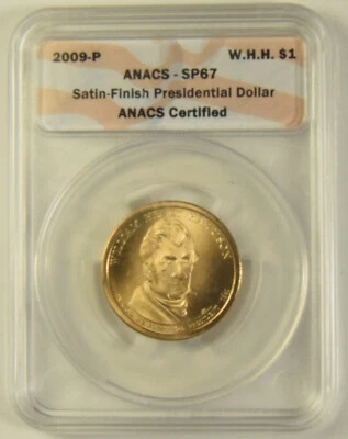 2009-P Harrison Presidential Dollar ANACS SP-67 - Image 1 of 2