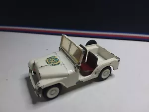 TEKNO #814 JEEP WILLYS WHITE CORRECT CONDITION WITHOUT BOX my - Picture 1 of 6