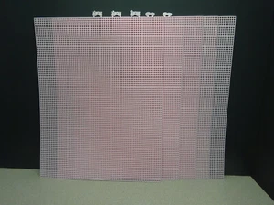 Lot of 5 Darice Zehrco-Giancola Plastic Canvas 7 Count 10.5" X 13.5" Sheets PINK - Picture 1 of 3