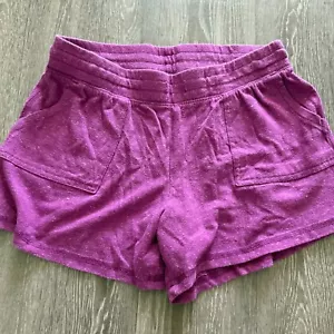 Athletic Department Casual Lounge Womens Shorts - Size M Purple - Picture 1 of 6