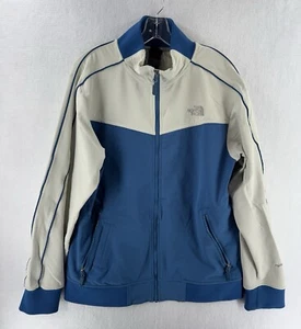 Men's Large The North Face Apex Full Zip Track Jacket Blue Gray Vtg Rare - Picture 1 of 16