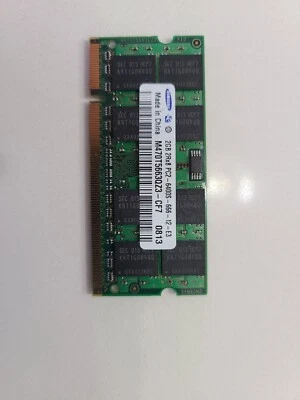 2 GB For Samsung 2Rx8 PC2-6400S-666-12-E3 DDR2 RAM SO DIMM M470T5663QZ3-CF7 - Image 1 of 2