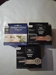 WOODWICK RADIANCE REFILL PACK 3 PACK COMBO NEW - Picture 1 of 7
