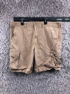 Sonoma Cargo Shorts Mens Size 44 Mid Rise Medium Wash Beige - Picture 1 of 10