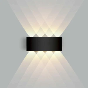 LED Wall Lamp Indoor & Outdoor IP65 Surface Mounted LED Light Up & Down Lights - Picture 1 of 14